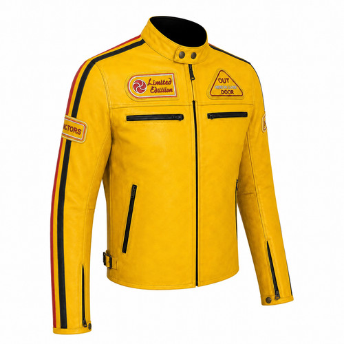 Moto giubbotto pelle - pelle, da