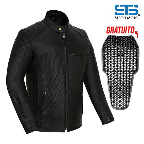 Moto giacca estivo pelle - estivo, in