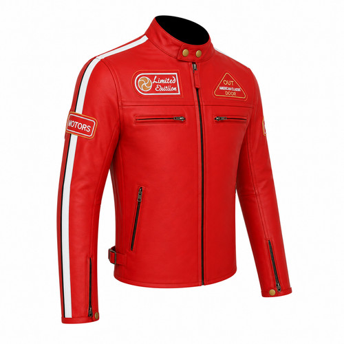 Giubbotto moto pelle da - in,