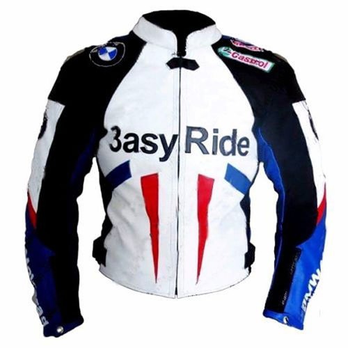 Uomo giubbotto moto pelle - in,