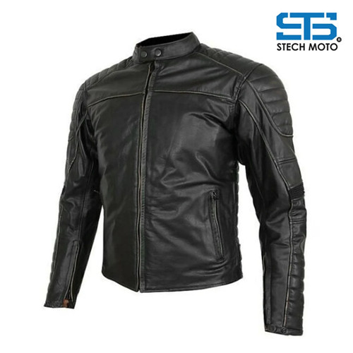 Moto giacca pelle uomo - in, da
