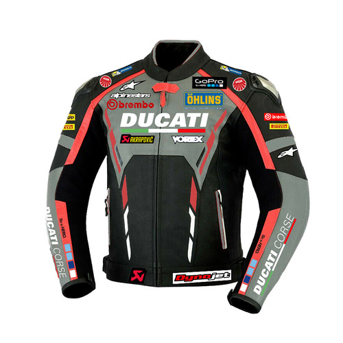 Ducati moto giacca pelle - ducati,