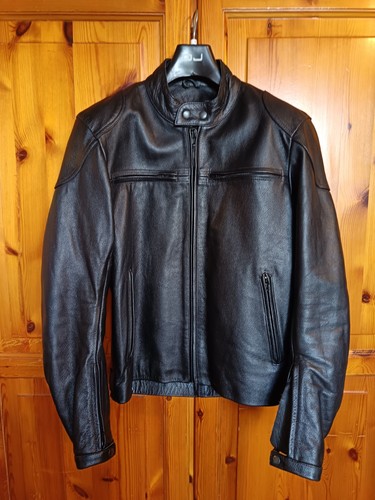 Giubbotto moto pelle oj - in,