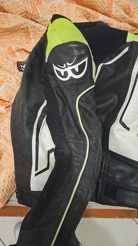 Giubbino pelle moto berik uomo - giubbino,
