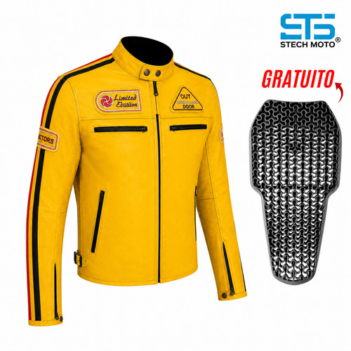 Moto giubbotto pelle da - pelle,